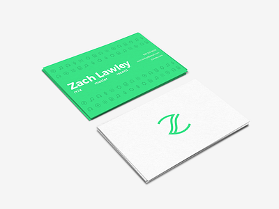 Zach Lawley Business Card business card logo master mix music record