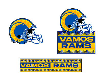 LA Rams Logo & Merch Design