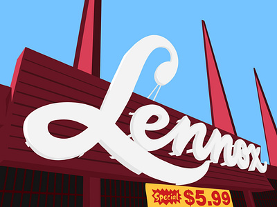 Lennox Car Wash illustration