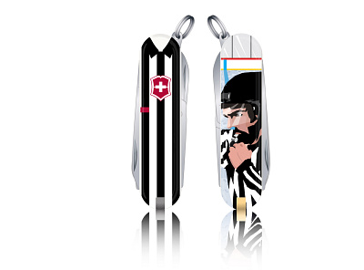 Hockey referee branding design graphic design illustration vector
