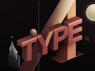 Web Typography Workshop Graphics 3d photoshop rendering type