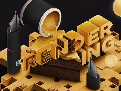 Banner for Rendering Workshop 3d photoshop rendering