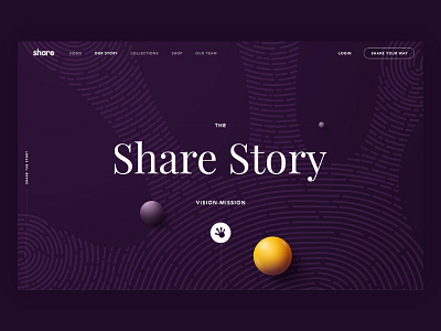Share the Story layout web