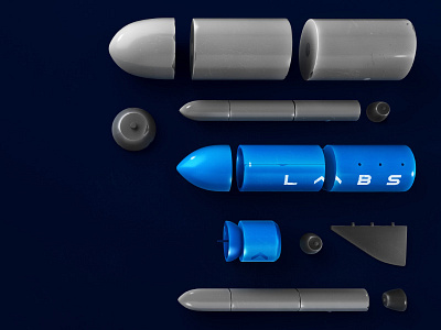 Globe Labs: Render Series 3d photoshop post process rendering rocket
