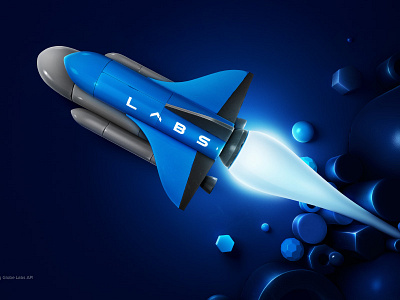 Globe Labs: Render Series – Launch 3d launch photoshop post process rendering rocket