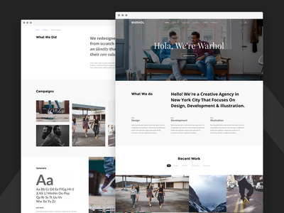 Warhol Creative HTML Template 3
