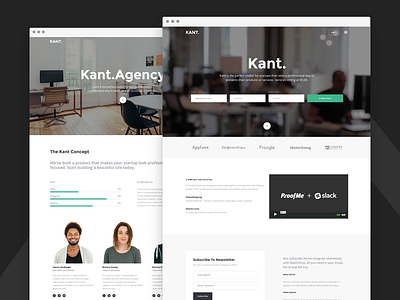 Kant - Multipurpose Template - Agency & Product Version agency commerce creative e css3 htm5 multipurpose personal portfolio small business startup