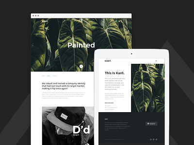 Kant - Multipurpose Template - Project Pages agency commerce creative e css3 htm5 multipurpose personal portfolio small business startup