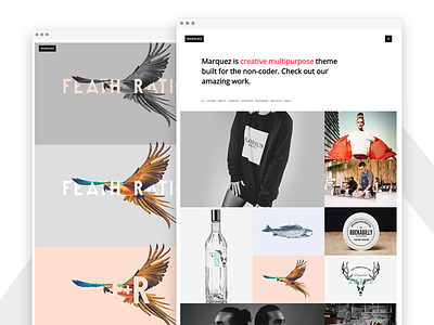 Marquez - A Creative WordPress Theme for Creatives and Agencies agency masonry minimal modern multipurpose one page page builder parallax photography portfolio responsive wordpress