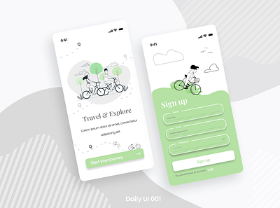 Daily UI 001 - Sign Up daily ui dailyui001 dailyui design ux