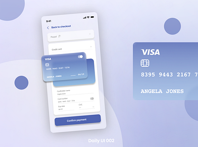 Daily UI 002 - Credit Card Checkout checkout creditcard creditcardcheckout dailyui dailyui002 day2 design