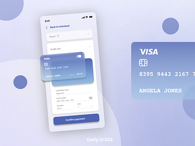 Daily UI 002 - Credit Card Checkout