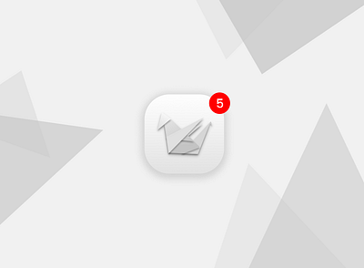Papyrus App Icon appicon apple icon iphone origami ui
