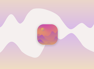 Sunset Game App Icon appicon game gradient icon ui