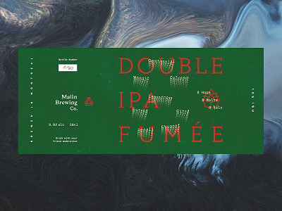 Double IPA fumée alcohol beer brewery brewing craft eight green hops ipa malt pine smoke
