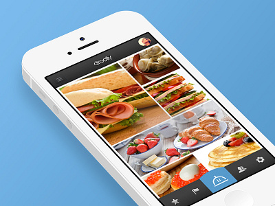 Drooly App discovery food ui