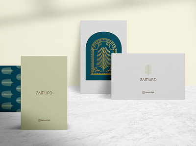 Zamurd branding businesscard design graphic design logo stationary