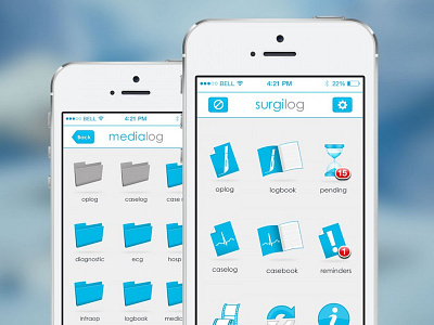 Surgilog app design application mobile app ui design ux