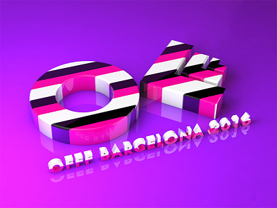 Type Tues - Offf Festival 3d blocks cinema4d cr6 isometric tuesday type typography