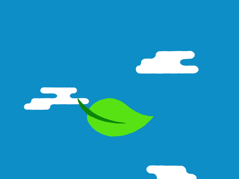 Type Tuesday - Leaf In Wind animated gif animation cityscape collaboration design gifs illustration isometric motion graphics tgif video