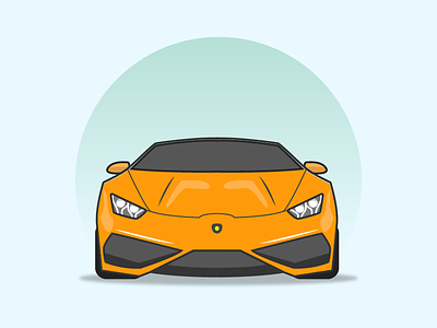 Lamborghini auto car illustration illustrator lamborghini vehicle
