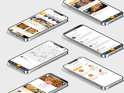 food delivery mobile app app application delivery design food mobile restaurants restorent ui ux