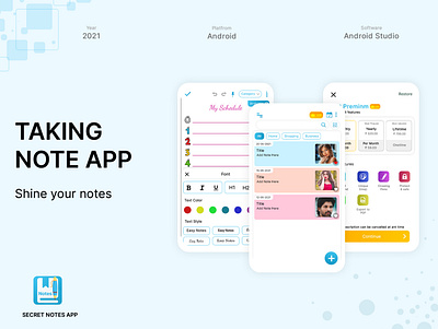 Taking Notes mobile app app design design landing page mobile application notes secret notes taking notes todays notes todo notes ui ux