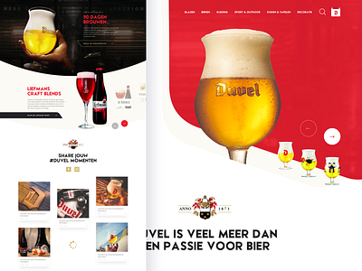 Duvel Pitch - Belgian beer part 1 beer belgian belgium devil duvel ecommerce pitch red redhead webshop