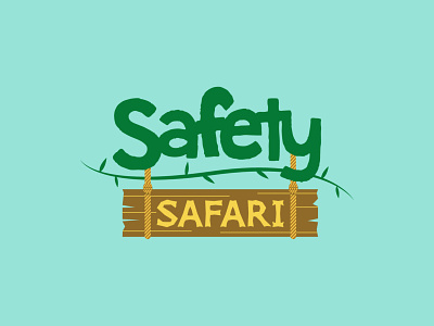 Safety Safari brand design kids safari safety
