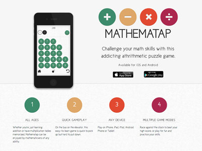 Mathematap Released! android app store game ios math phonegap puzzle