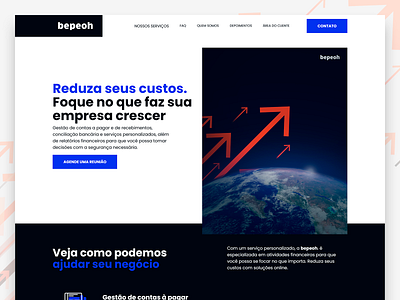 Bepeoh Landing Page Redesign financial financial services hotsite landingpage