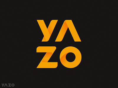 Ribbon Logo | Yazo branding graphic design illustration logo t shirt
