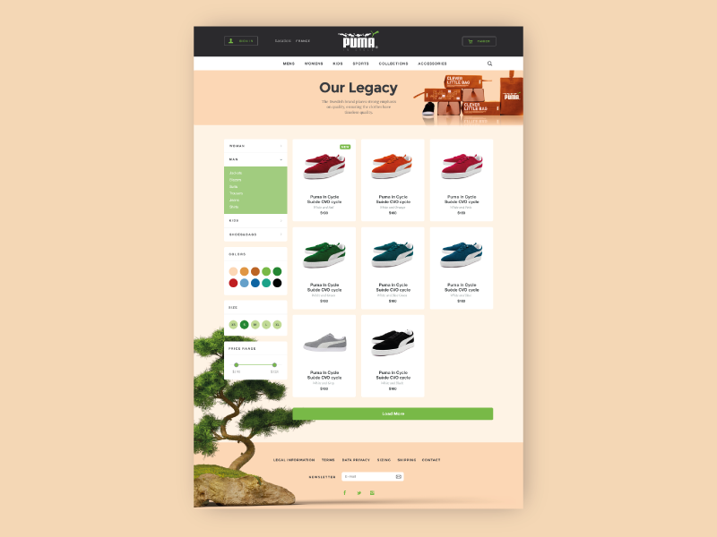 puma site web