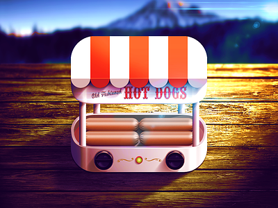 Electrics Old Fashioned Hot Dogs iOS Icon app app icon appstore artwork design details electric graphicdesign highlight hotdog icon illustration interface ios ipad iphone light mobile moscow old fashion reflections retro russia shadow texture ui vector