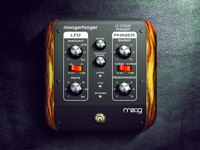 Moogerfrooger iOS Icon amp app icon ios lights moogerfooger moscow music russia texture ui wood