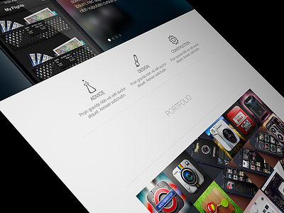 Website icon illustration interface ios iphone light moscow portfolio russia ui web website