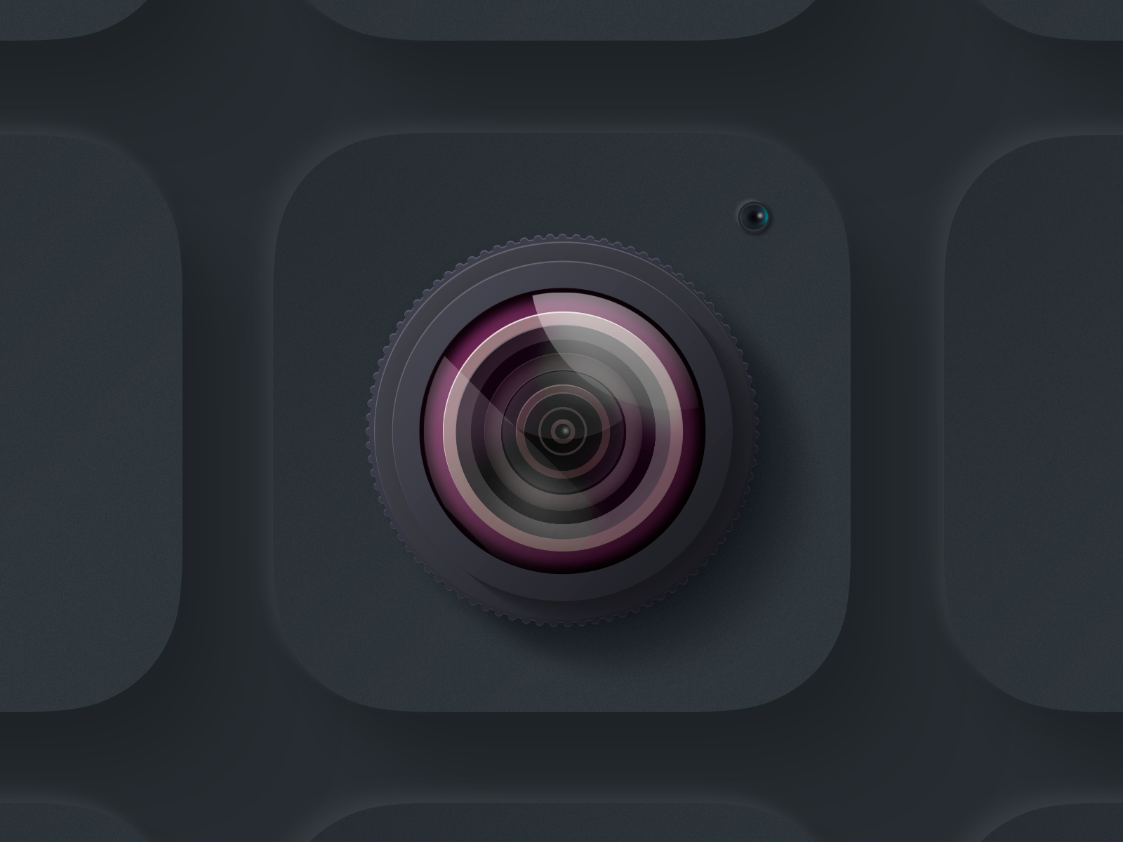 Camera iOS icon Dark by ALEX BENDER on Dribbble