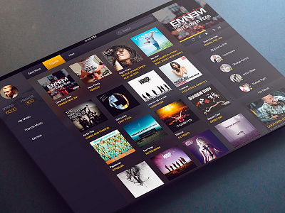 Music App Ui app cover flat icon ios ios7 ios8 ipad music russia ui ux