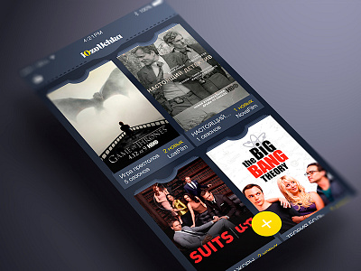 iOzvUchka TV SHOWS App app cinema cover icon ios ios7 movie tv tvshows ui ux