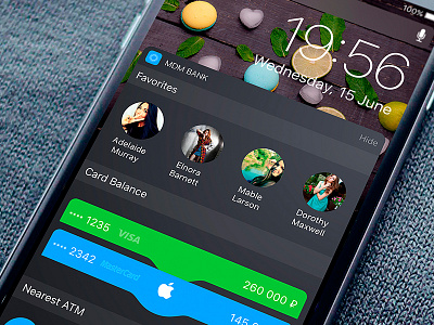IOS 10 Banking Widget
