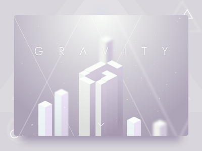 G R A V I T Y Website (Animation coming soon) animation column dust g graphics gravity web