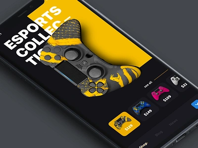 Scuf Gaming App mobile app design animation web design branding app cards cover game gamepad gaming icon ios iphone joystick profile scuf social ui ux