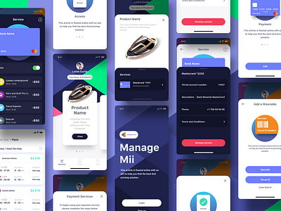 Rosan pay mobile app design animation web design branding app branding cards cover design finance icon illustration ios iphone logo onboarding profile social ui ux