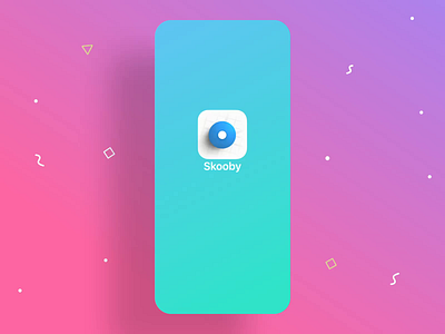 Skooby Splash Screen aftereffects animation app branding cards cover finance icon illustration ios logo parking profile sketch skooby splash splashscreen ui ux