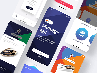 Rosan pay mobile app design animation web design branding app cards cover finance icon ios iphone keychain profile ui ux