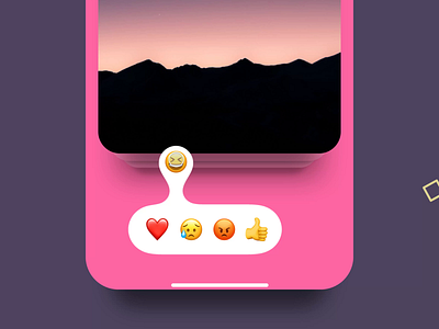 Emoji animation app app design cards cover emoji emotion icon ios iphone like mobile app design profile ui ux