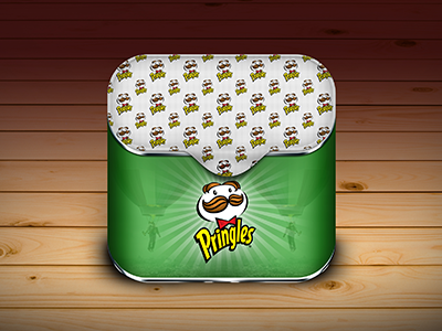 Pringles Icon app app icon application awesome brand chips icon idea ios ipad iphone moscow pringles russia