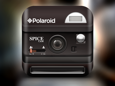 Polaroid Icon camera icon ios iphone lens polaroid retro