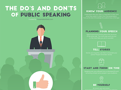 Infographic: The Do's And Don'ts Of Public Speaking