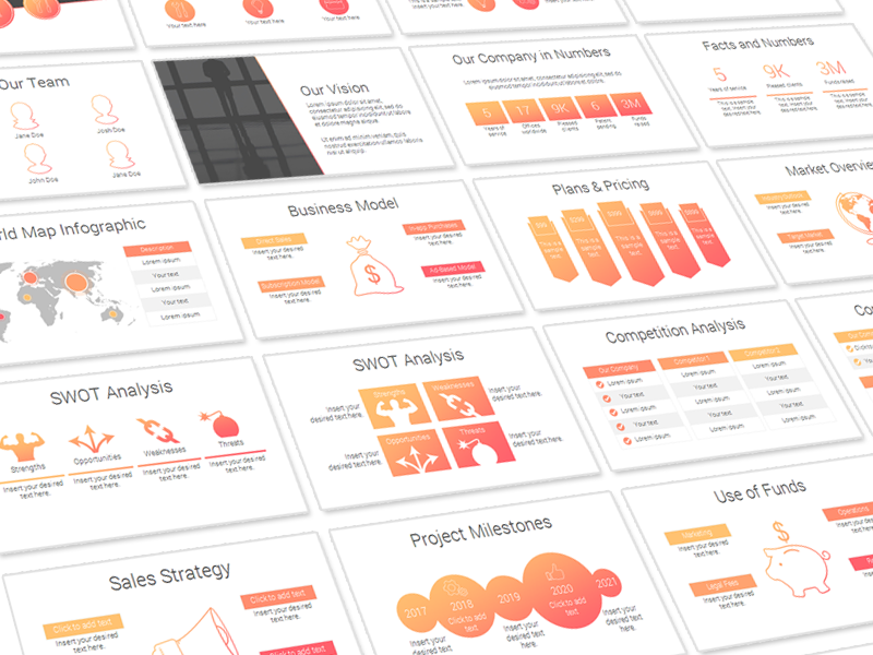 pitch deck template by evadeboncoeur dribbble dribbble